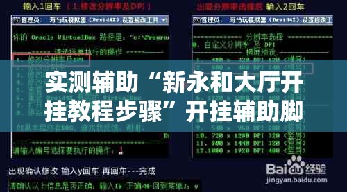 实测辅助“新永和大厅开挂教程步骤”开挂辅助脚本+详细开挂安装教程