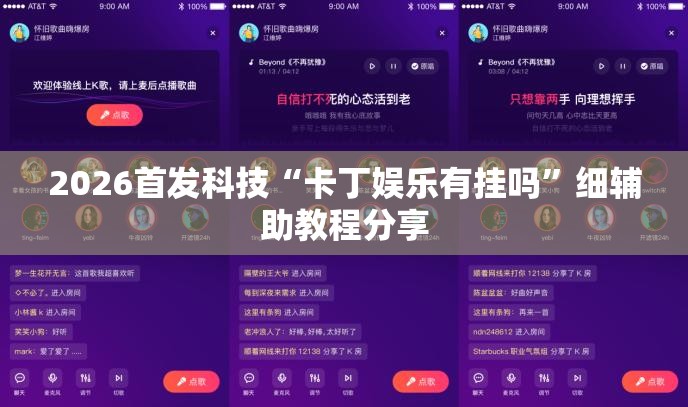 2026首发科技“卡丁娱乐有挂吗”细辅助教程分享