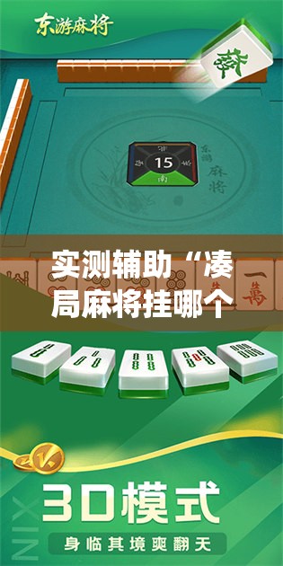 实测辅助“凑局麻将挂哪个软件最厉害”开挂(透视)辅助神器