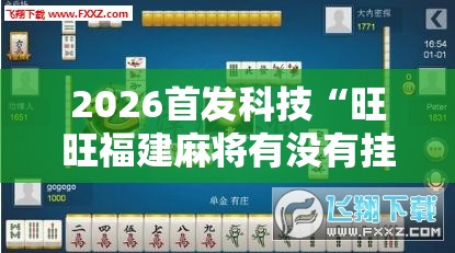 2026首发科技“旺旺福建麻将有没有挂”原来可以开挂