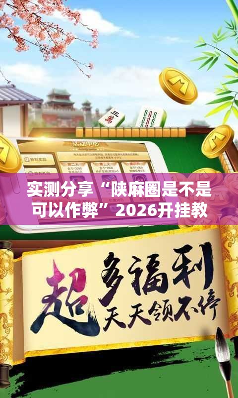 实测分享“陕麻圈是不是可以作弊”2026开挂教程步骤