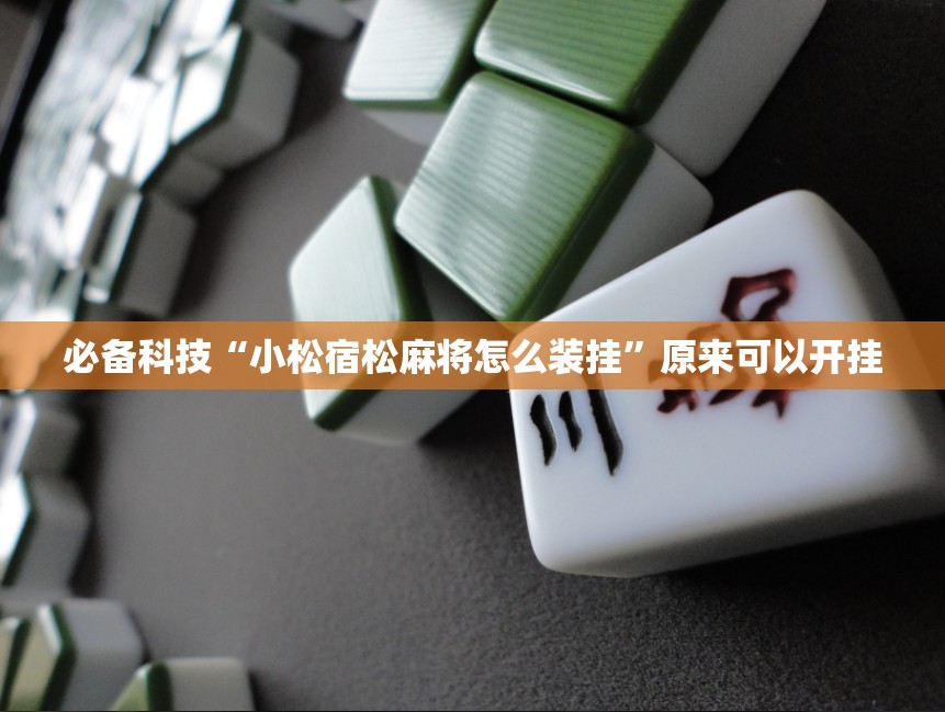 必备科技“小松宿松麻将怎么装挂”原来可以开挂