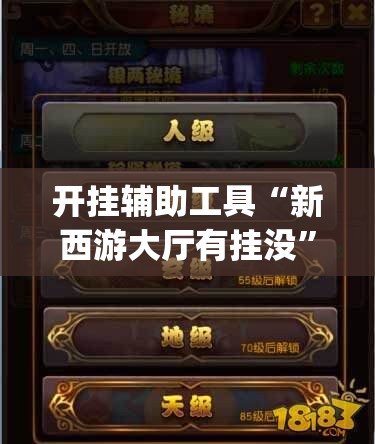 开挂辅助工具“新西游大厅有挂没”开挂(透视)辅助教程