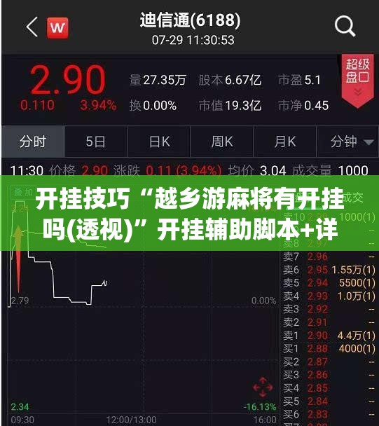 开挂技巧“越乡游麻将有开挂吗(透视)”开挂辅助脚本+详细开挂安装教程
