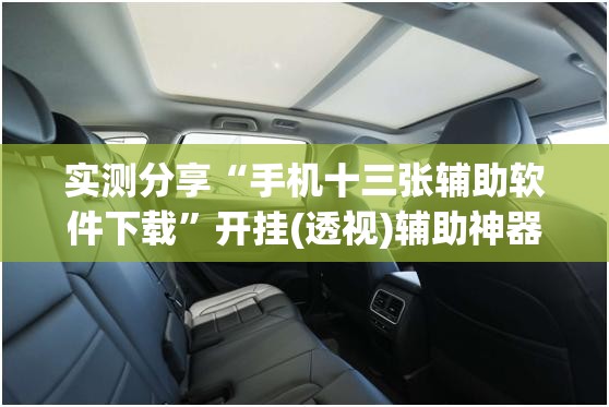 实测分享“手机十三张辅助软件下载”开挂(透视)辅助神器