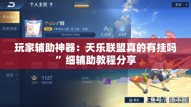 玩家辅助神器：天乐联盟真的有挂吗”细辅助教程分享