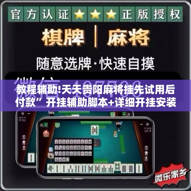教程辅助!天天贵阳麻将挂先试用后付款	”开挂辅助脚本+详细开挂安装教程