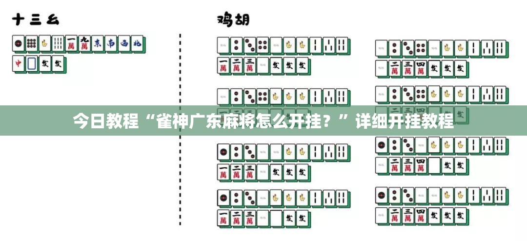 今日教程“雀神广东麻将怎么开挂？”详细开挂教程
