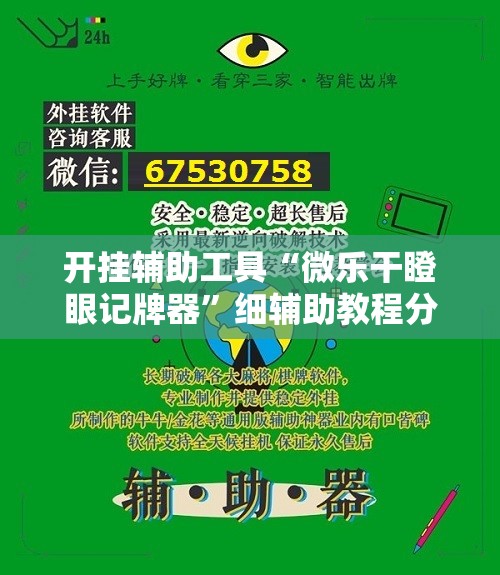 开挂辅助工具“微乐干瞪眼记牌器	”细辅助教程分享