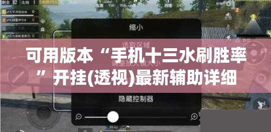 可用版本“手机十三水刷胜率”开挂(透视)最新辅助详细