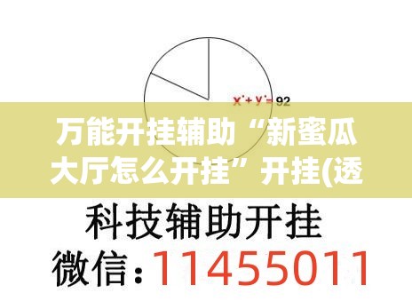 万能开挂辅助“新蜜瓜大厅怎么开挂”开挂(透视)辅助教程