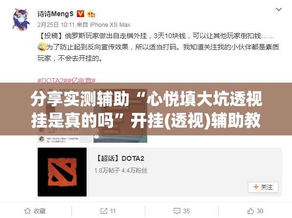 分享实测辅助“心悦填大坑透视挂是真的吗”开挂(透视)辅助教程