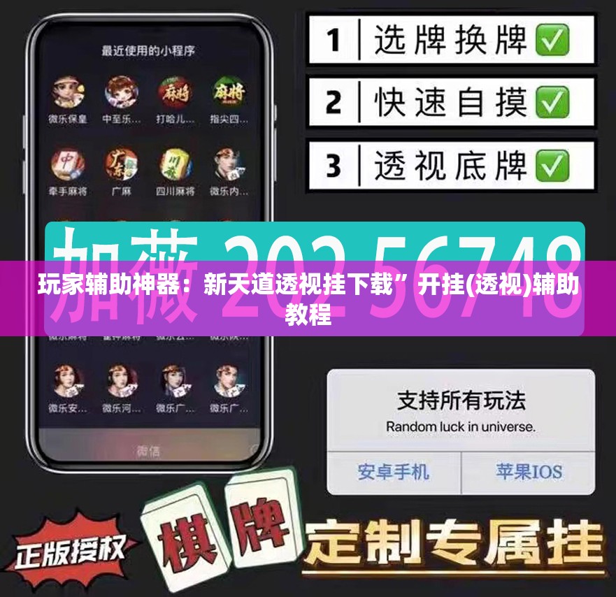 玩家辅助神器：新天道透视挂下载”开挂(透视)辅助教程