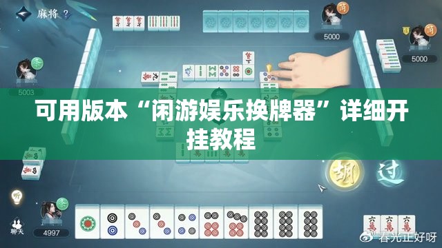 可用版本“闲游娱乐换牌器”详细开挂教程