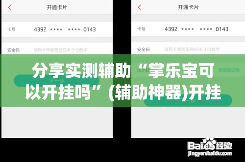 分享实测辅助“掌乐宝可以开挂吗”(辅助神器)开挂详细教程