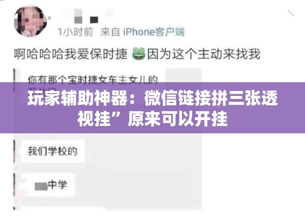玩家辅助神器：微信链接拼三张透视挂	”原来可以开挂