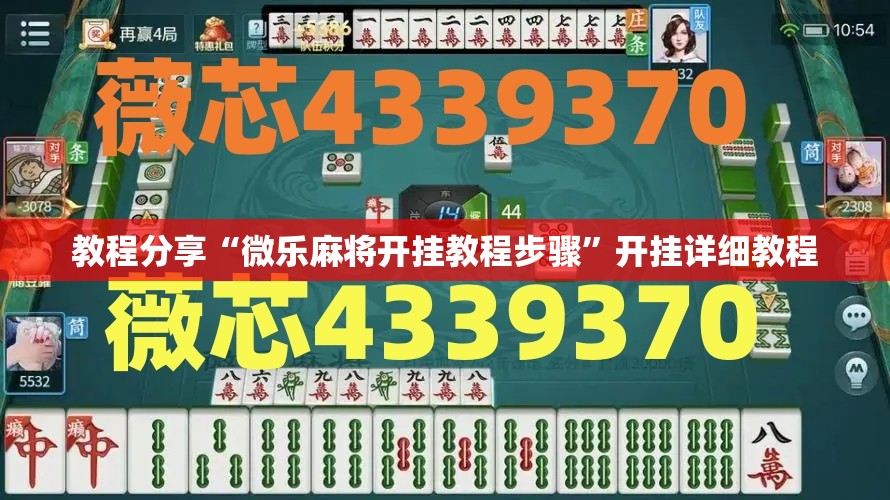 教程分享“微乐麻将开挂教程步骤”开挂详细教程