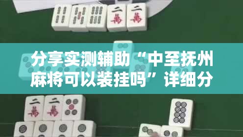 分享实测辅助“中至抚州麻将可以装挂吗”详细分享装挂步骤
