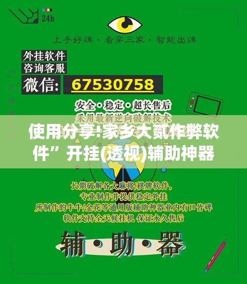 使用分享!家乡大贰作弊软件	”开挂(透视)辅助神器