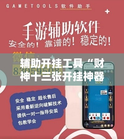 辅助开挂工具“财神十三张开挂神器下载”开挂辅助脚本+详细开挂安装教程