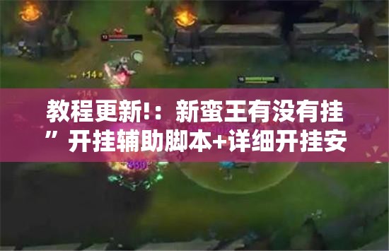 教程更新!：新蛮王有没有挂”开挂辅助脚本+详细开挂安装教程
