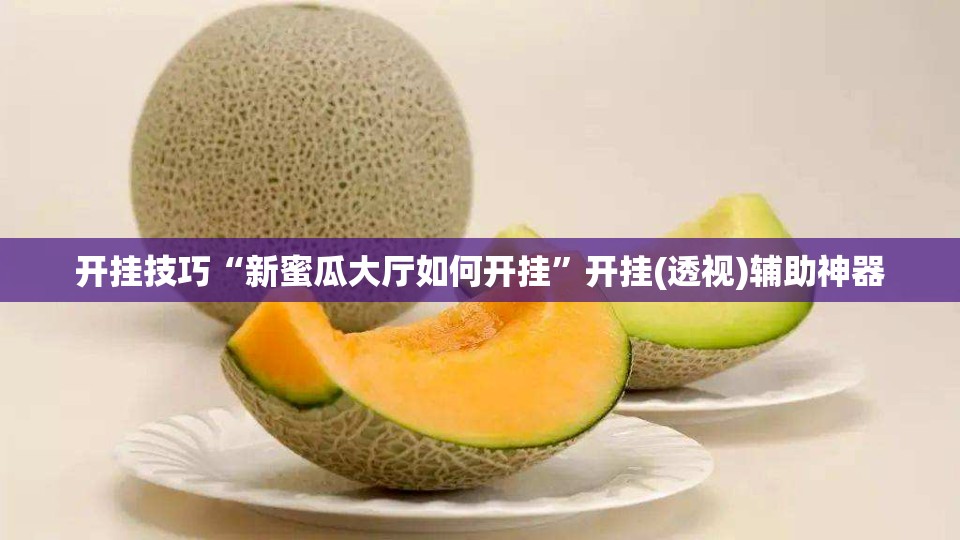 开挂技巧“新蜜瓜大厅如何开挂”开挂(透视)辅助神器