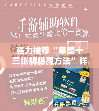 强力推荐“掌酷十三张牌稳赢方法	”详细外挂透视辅助软件教程
