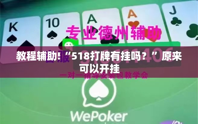 教程辅助!“518打牌有挂吗？	”原来可以开挂