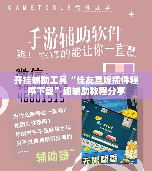 开挂辅助工具“佳友互娱插件程序下载”细辅助教程分享