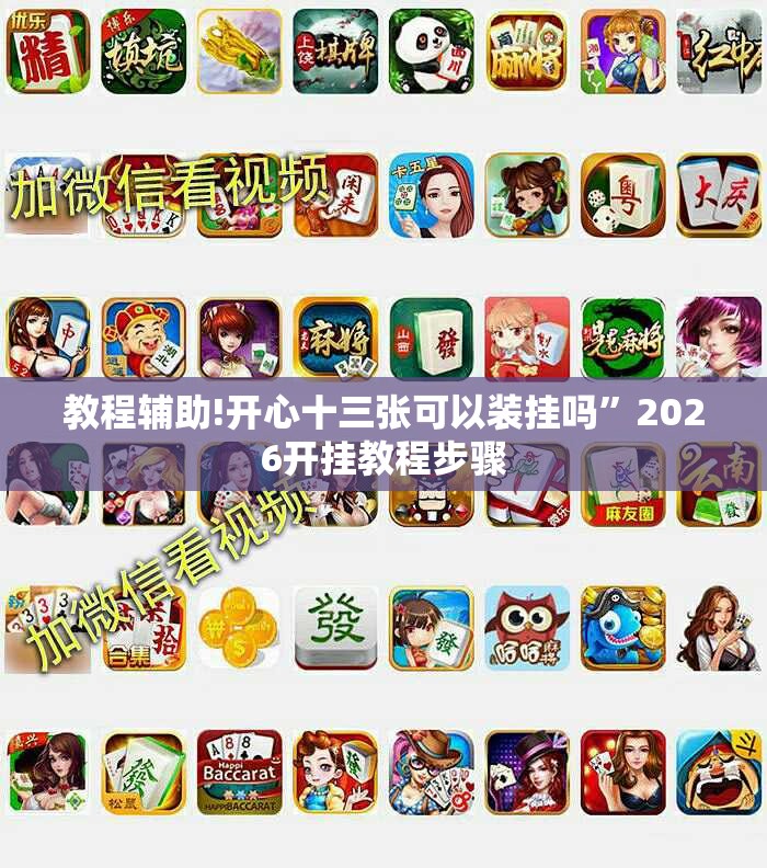 教程辅助!开心十三张可以装挂吗	”2026开挂教程步骤
