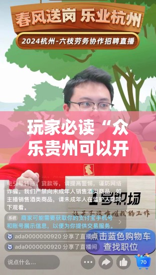 玩家必读“众乐贵州可以开挂吗”原来可以开挂