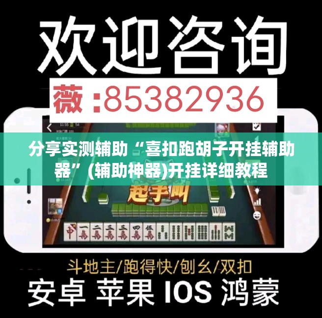 分享实测辅助“喜扣跑胡子开挂辅助器”(辅助神器)开挂详细教程