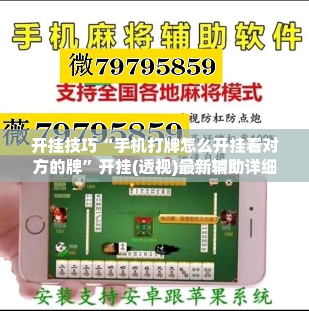 开挂技巧“手机打牌怎么开挂看对方的牌”开挂(透视)最新辅助详细