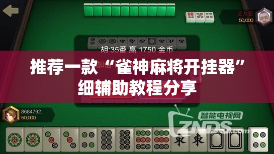 推荐一款“雀神麻将开挂器	”细辅助教程分享