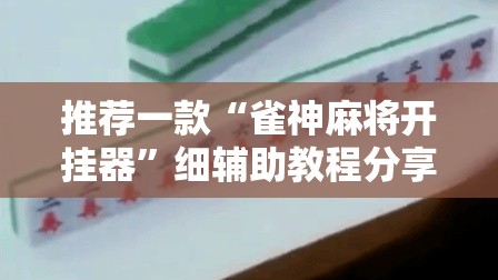 推荐一款“雀神麻将开挂器”细辅助教程分享