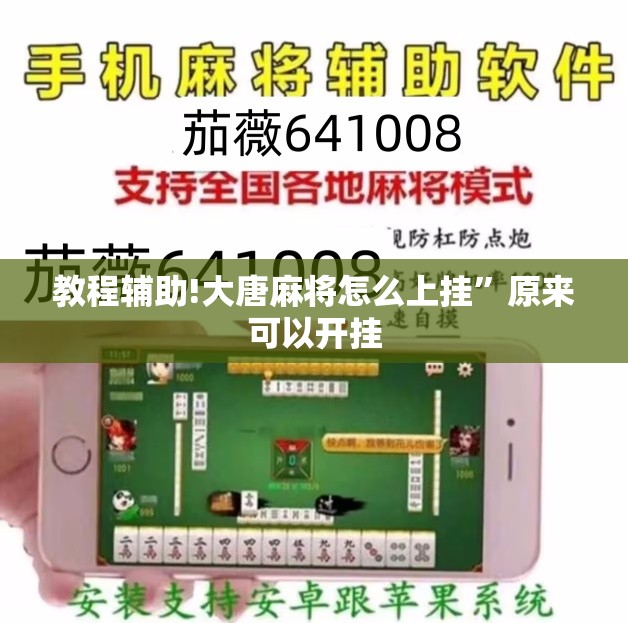 教程辅助!大唐麻将怎么上挂	”原来可以开挂
