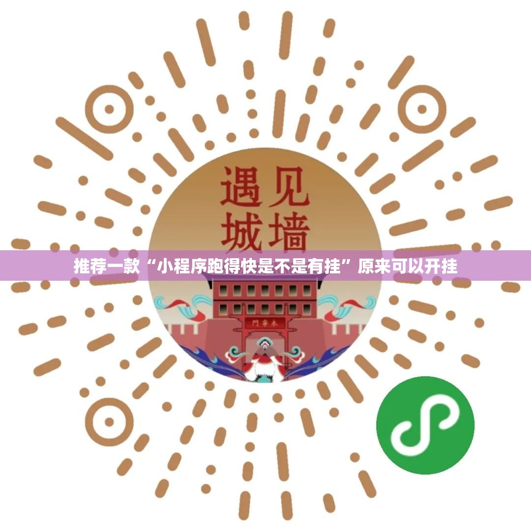 推荐一款“小程序跑得快是不是有挂”原来可以开挂