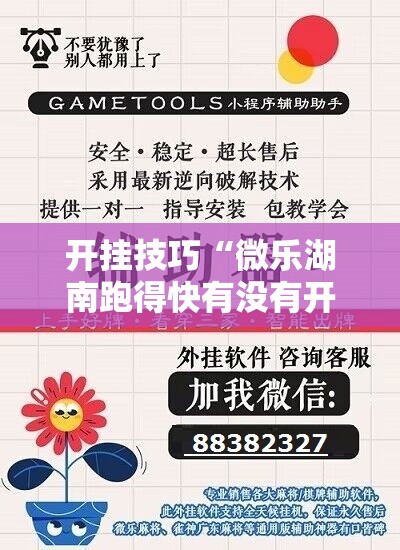开挂技巧“微乐湖南跑得快有没有开挂神器”开挂详细教程