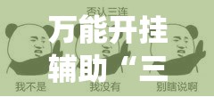 万能开挂辅助“三哥玩摆头注开挂是不是真的”(透视)其实确实有挂