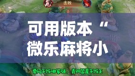 可用版本“微乐麻将小程序挂	”开挂辅助脚本+详细开挂安装教程