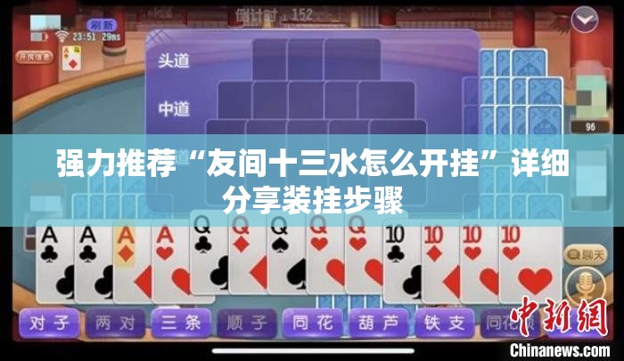 强力推荐“友间十三水怎么开挂	”详细分享装挂步骤