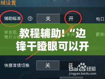 教程辅助!“边锋干瞪眼可以开挂吗”细辅助教程分享