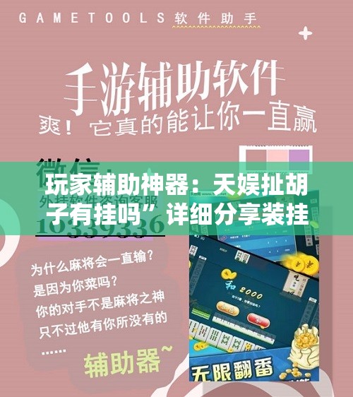 玩家辅助神器：天娱扯胡子有挂吗”详细分享装挂步骤