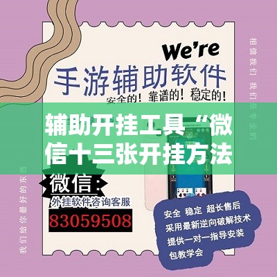 辅助开挂工具“微信十三张开挂方法	”详细外挂透视辅助软件教程