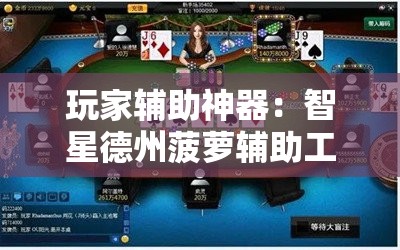 玩家辅助神器：智星德州菠萝辅助工具	”2026开挂教程步骤