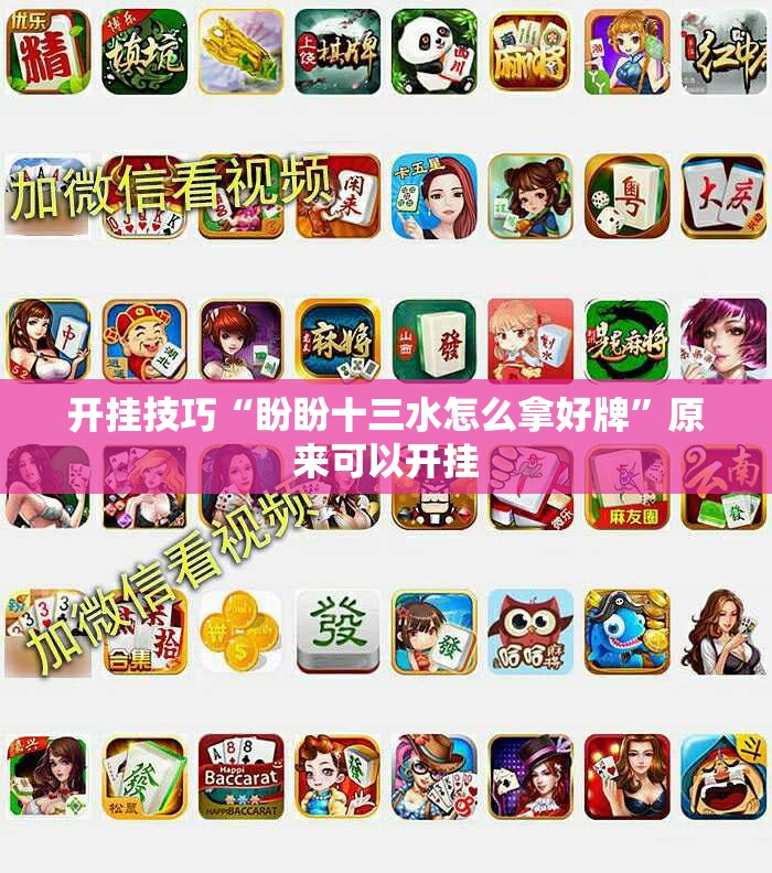 开挂技巧“盼盼十三水怎么拿好牌”原来可以开挂