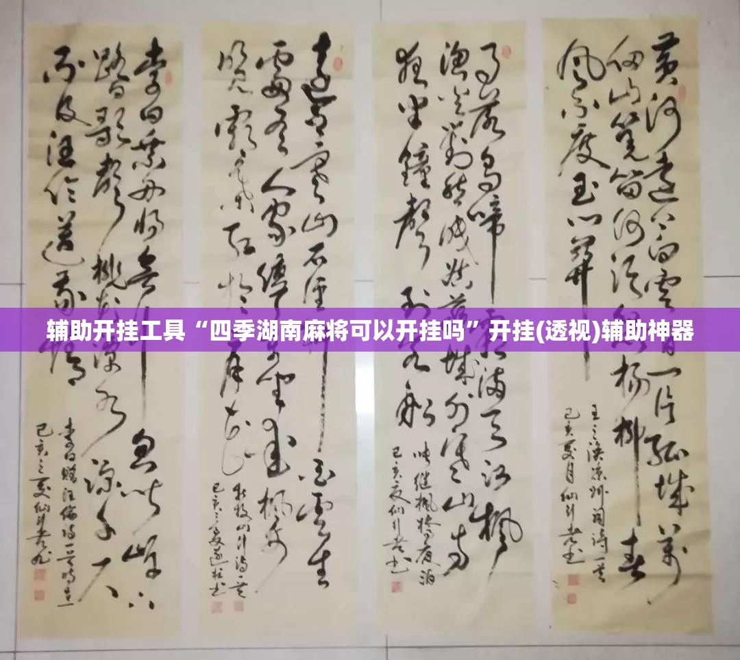 辅助开挂工具“四季湖南麻将可以开挂吗”开挂(透视)辅助神器