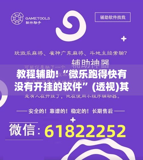 教程辅助!“微乐跑得快有没有开挂的软件”(透视)其实确实有挂