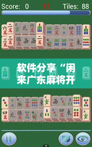 软件分享“闲来广东麻将开挂插件下载”其实确实有挂