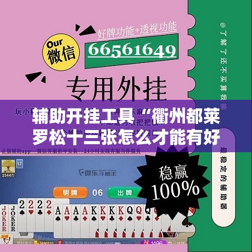 辅助开挂工具“衢州都莱罗松十三张怎么才能有好牌”原来可以开挂